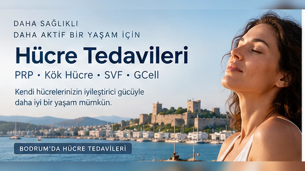 Bodrum hücre tedavileri; PRP, kök hücre, SVF ve GCell rejeneratif uygulamalar