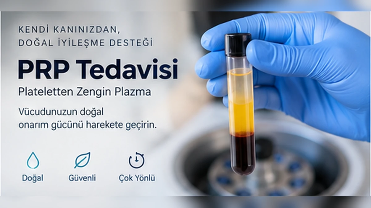 PRP tedavisi için trombositten zengin plazma hazırlama ve rejeneratif uygulama