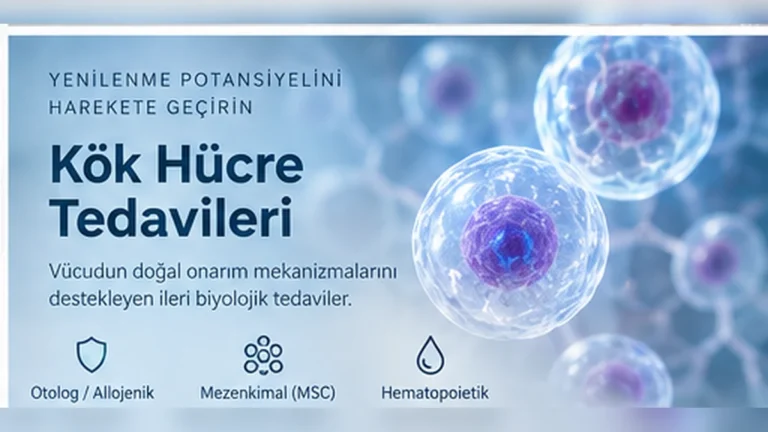 Kök hücre tedavileri; otolog ve allojenik hücre kaynakları ile rejeneratif tıp yaklaşımı