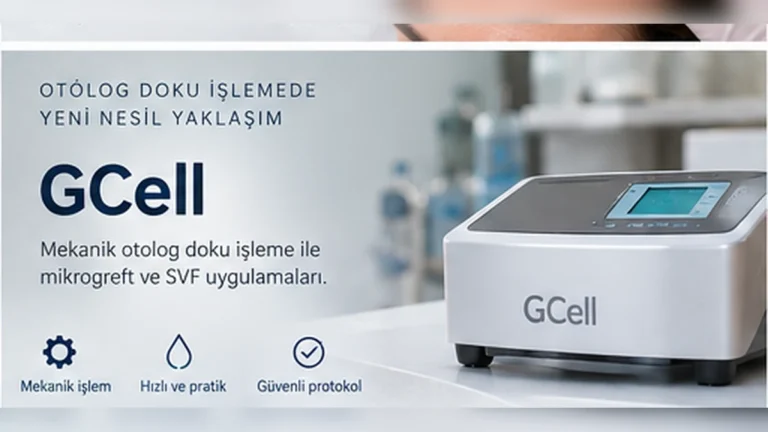 GCell ile mekanik otolog doku işleme, mikrogreft ve SVF hazırlama yaklaşımı