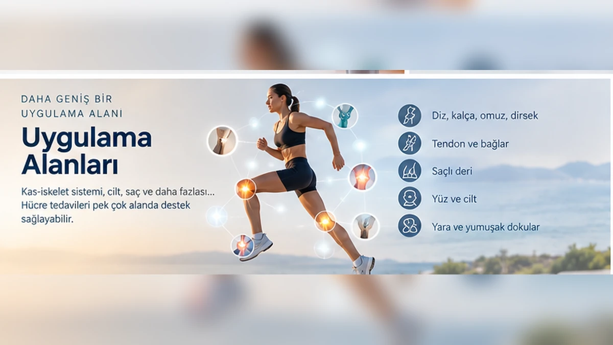 Hücre ve rejeneratif tedavilerin diz, omuz, tendon, saçlı deri, cilt ve yumuşak dokudaki uygulama alanları