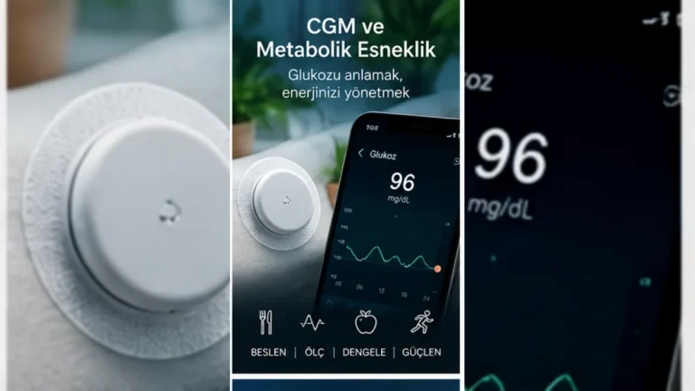 CGM ve metabolik esneklik; sürekli glukoz takibi ve sağlıklı yaş alma – yatay arşiv kapağı