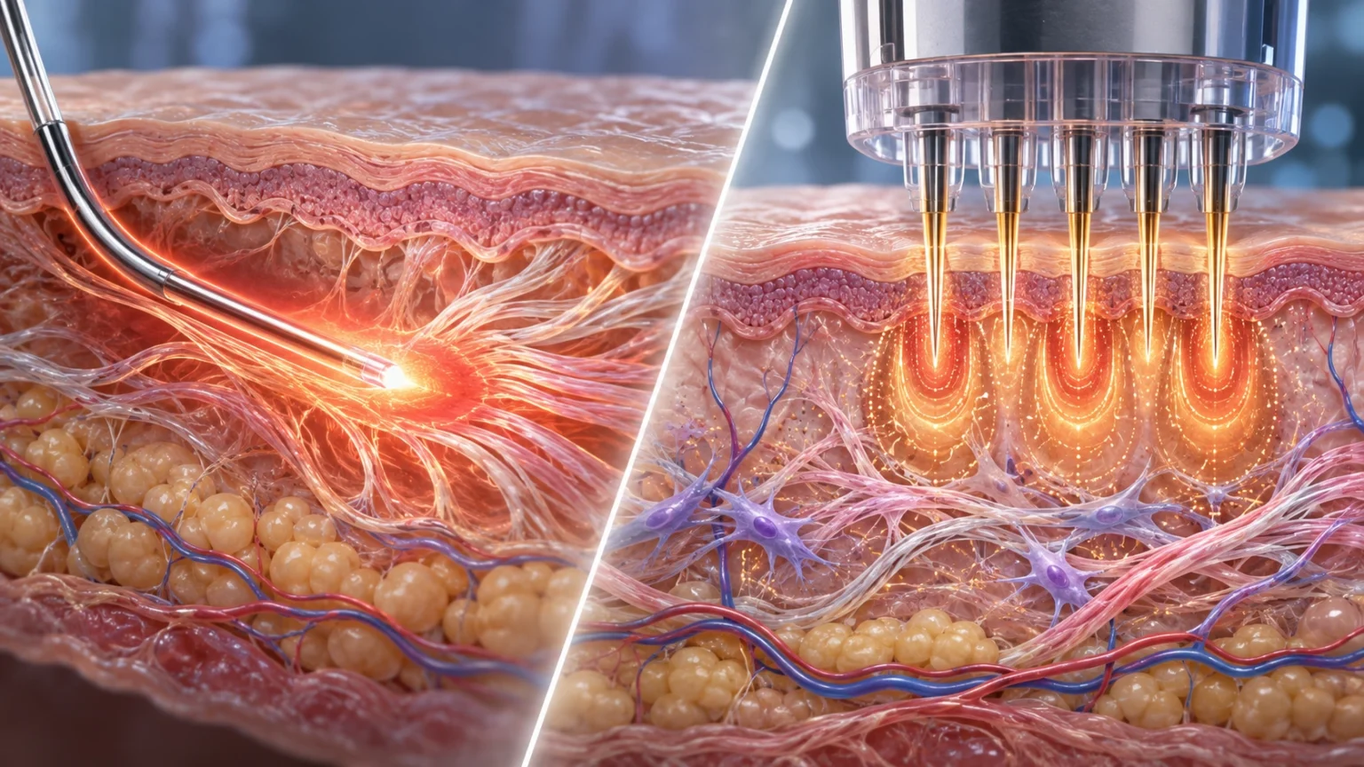 Endolifting oder RF-Microneedling? Wie werden Hautstraffungsmethoden ausgewählt?