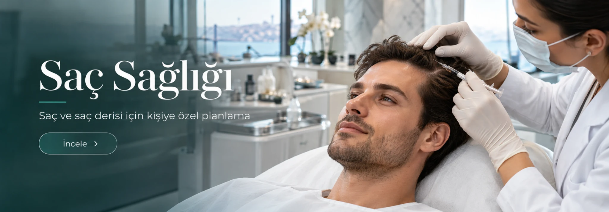 Bodrum Haargesundheit, Haarmesotherapie und individuelle Behandlungsplanung für die Kopfhaut