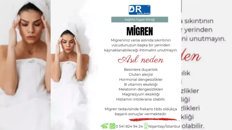 Migren ve tekrarlayan baş ağrısında klinik değerlendirmeyi anlatan temsili görsel – yatay arşiv kapağı