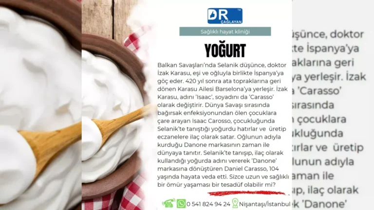 Yoğurt ve beslenme konusunu anlatan görsel – yatay arşiv kapağı