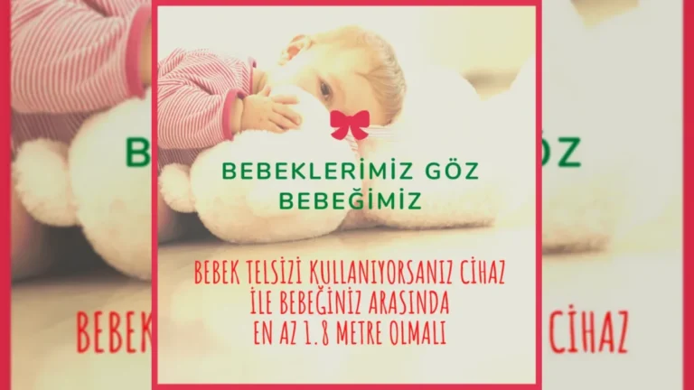 Bebek telsizinin kullanımını gösteren bilgilendirici görsel – yatay arşiv kapağı