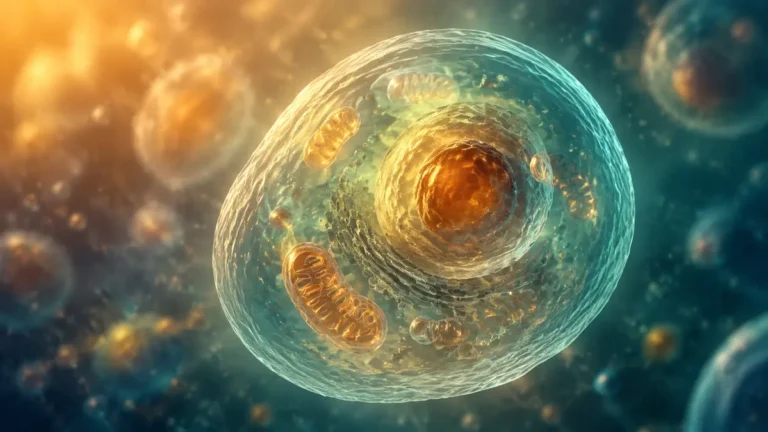 B3 vitamininin hücresel metabolizmadaki rolünü anlatan temsili hücre illüstrasyonu