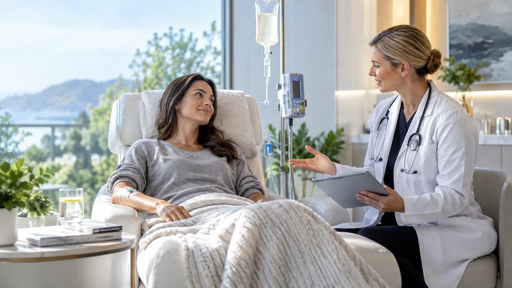 IV ve serum uygulamaları sırasında hekim değerlendirmesi ve klinik izlem
