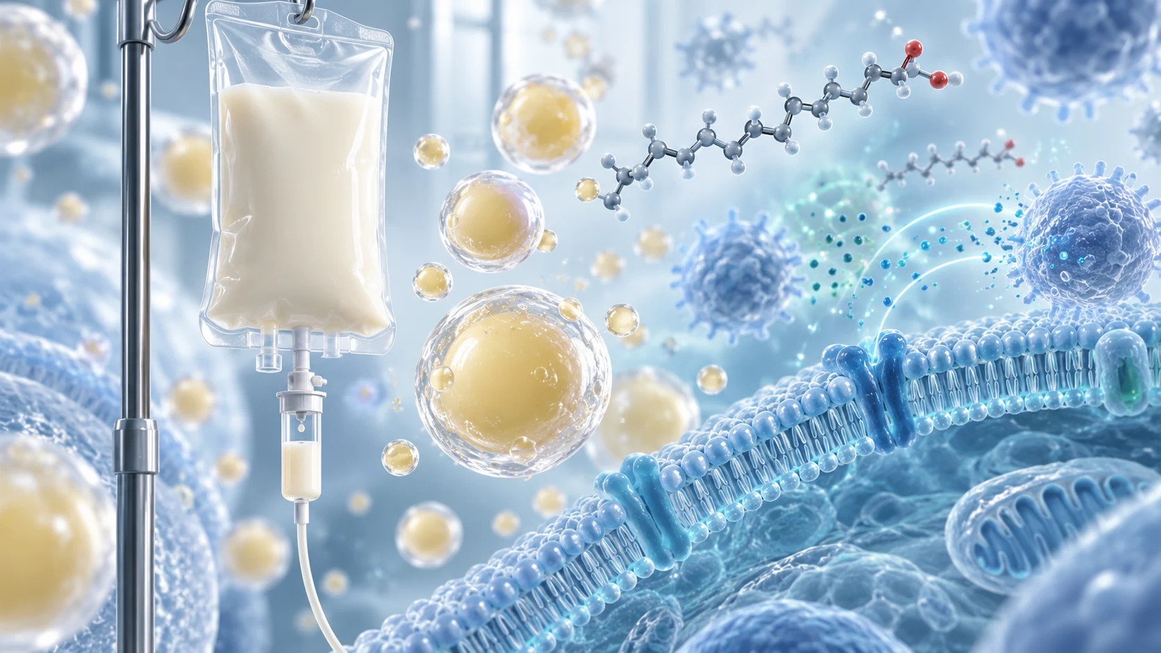 Omega-3-Containing IV Lipids: Clinical Nutritional Support
