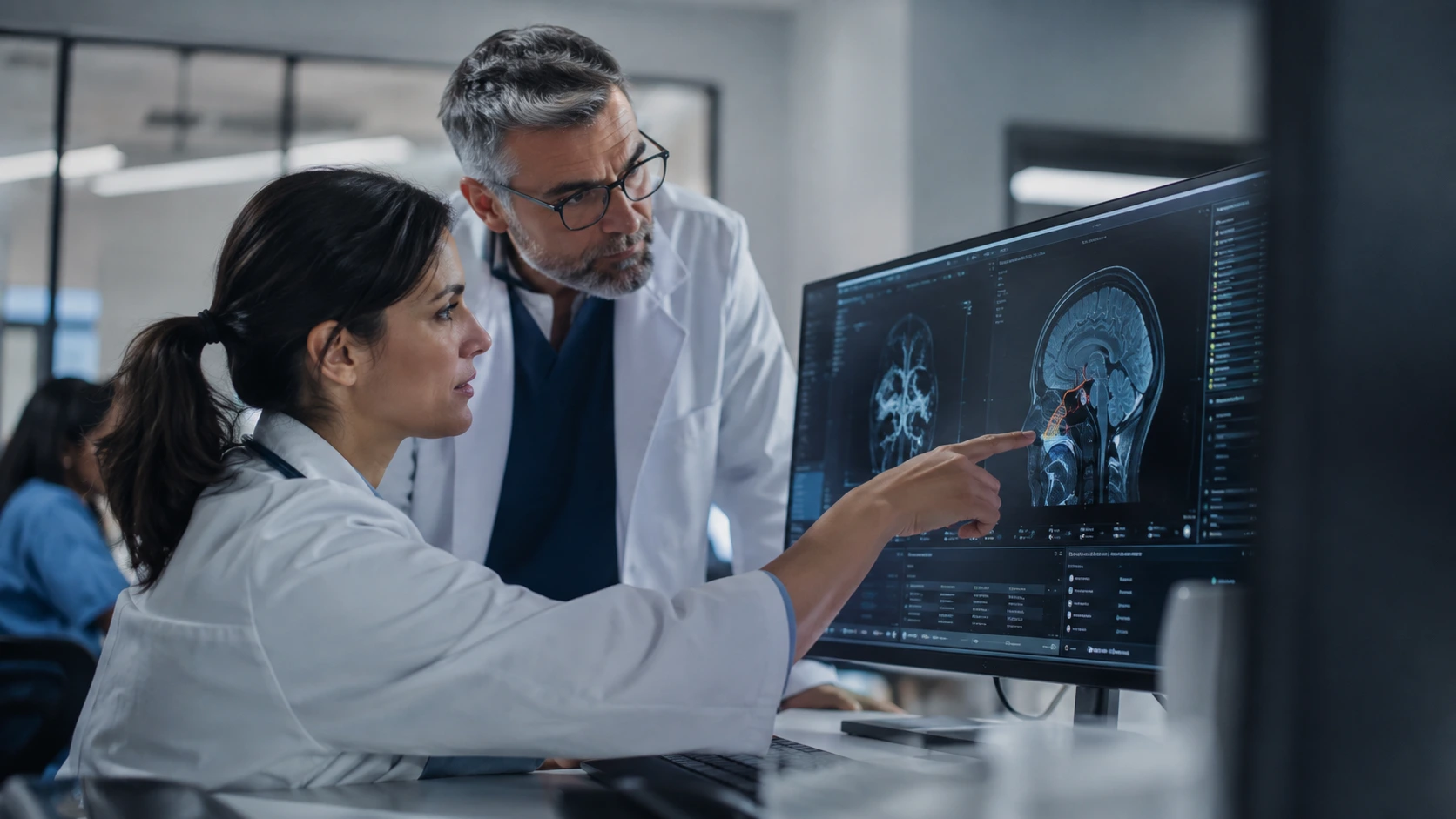 Sağlıkta yapay zekâ ve human-in-the-loop klinik karar desteğini kullanan hekimler
