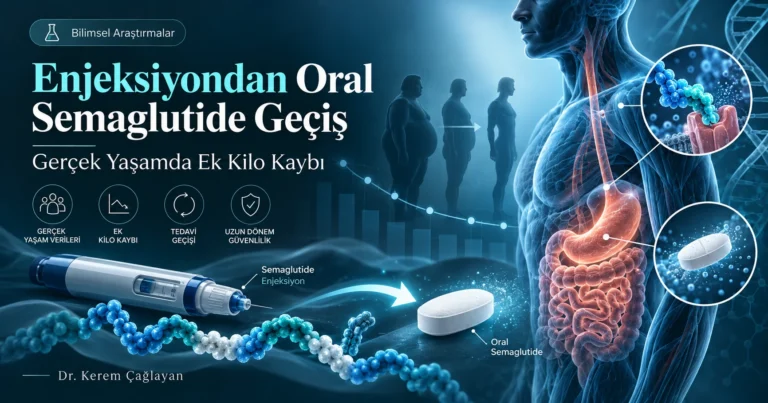Enjeksiyondan oral semaglutide geçiş ve gerçek yaşamda ek kilo kaybı