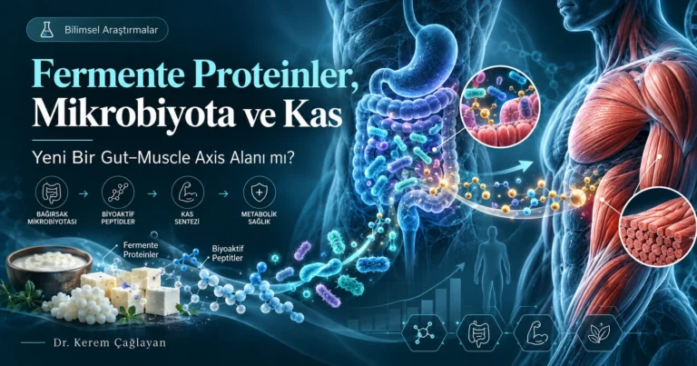 Fermente proteinler, bağırsak mikrobiyotası ve kas ekseni araştırması