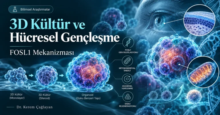 3D kültür, FOSL1 ve hücresel gençleşme mekanizması araştırması